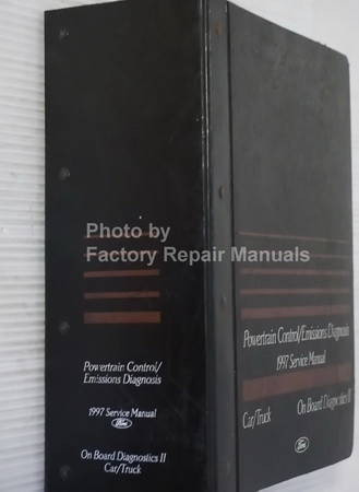 1997 Ford Powertrain Control/Emissions Diagnosis Service Manual Car/Truck On Board Diagnosics II
