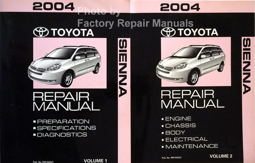 2004 Toyota Sienna Repair Manual Volume 1, 2