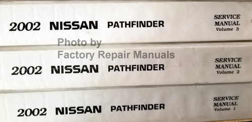 2002 Nissan Pathfinder Service Manual Volume 1, 2, 3