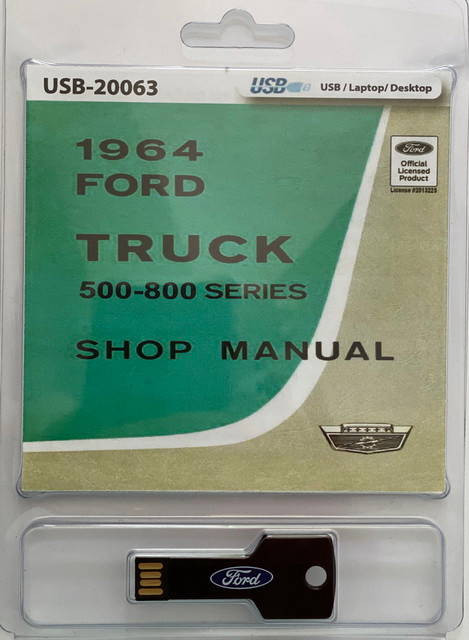 1964 Ford Truck 500-800 Series Shop Manual