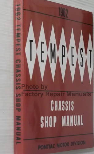 1962 Pontiac Tempest Chassis Shop Manual Spine View