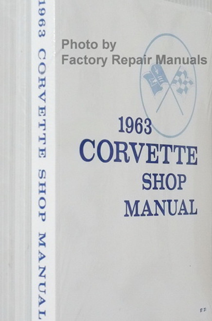 1963 Chevrolet Corvette Shop Manual Spine View
