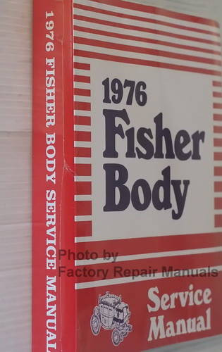 1976 Fisher Body Service Manual Spine View