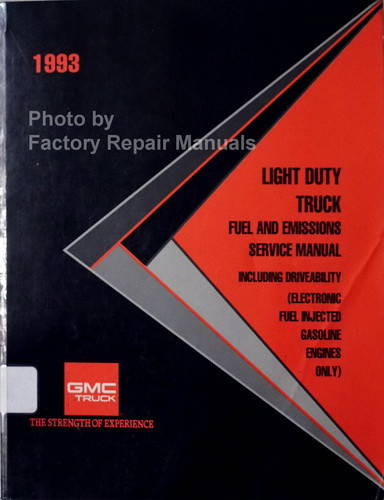 1993 GMC Light Duty Truck Fuel and Emissions Service Manual