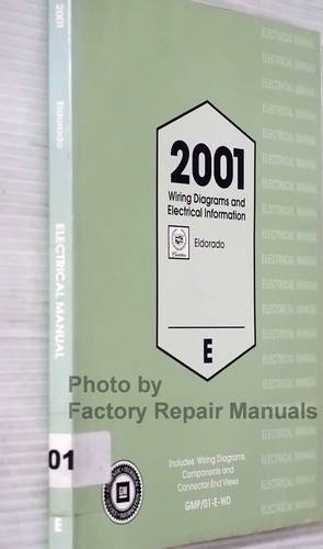 2001 Cadillac Eldorado Wiring Diagrams and Electrical Information Manual Spine View