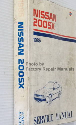 1985 Nissan 200SX Service Manual Spine View