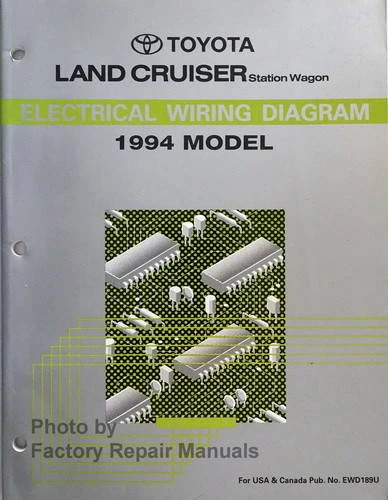 1994 Toyota Land Cruiser Electrical Wiring Diagrams