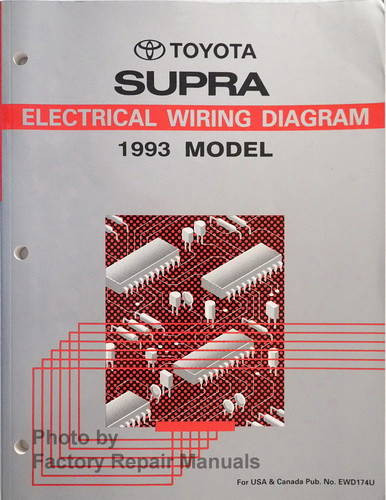 1993 Toyota Supra Electrical Wiring Diagrams
