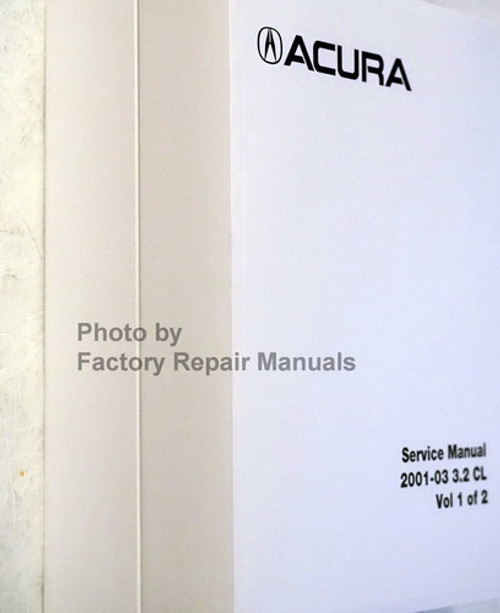 2001-2003 Acura 3.2 CL Service Manual 