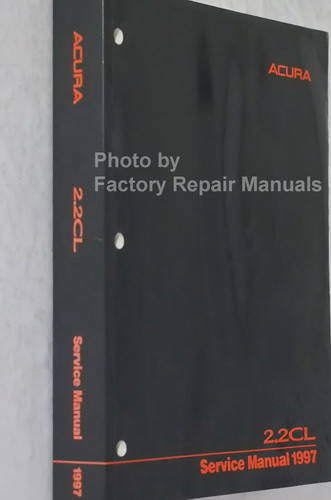 1997 Acura 2.2 CL Service Manual Spine View