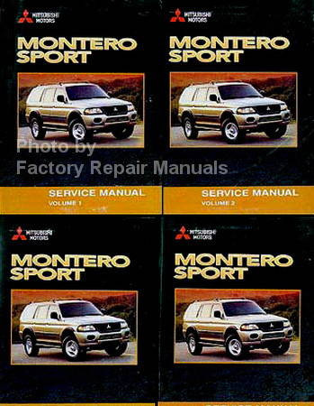 Mitsubishi Motors Montero Sport Service Manual Volume 1, 2, 3, 4