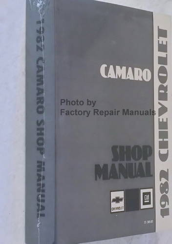 1982 Chevrolet Camaro Shop Manual Spine View