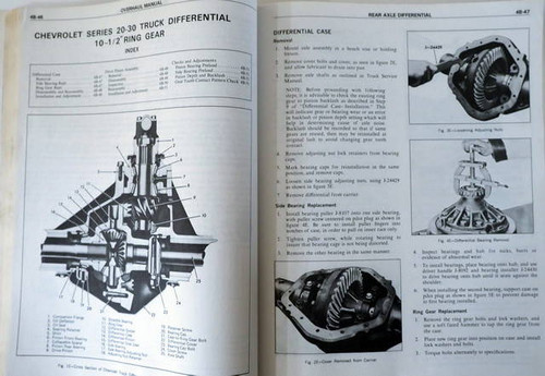1977 GMC Truck Suburban Jimmy Van Unit Repair (Overhaul) Manual