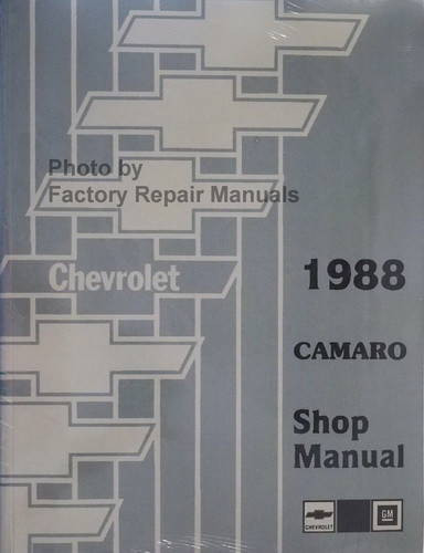 1988 Chevrolet Camaro Shop Manual Volume 1, 2