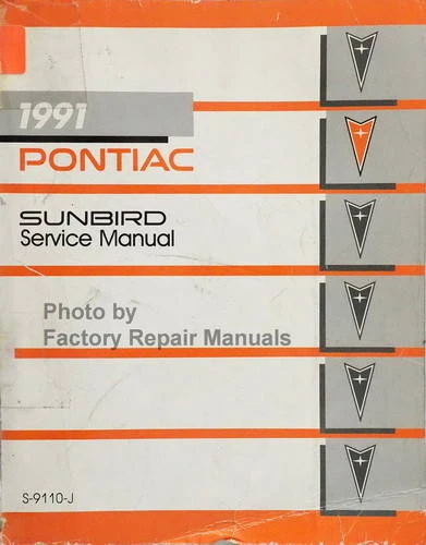 1991 Pontiac Sunbird Service Manual