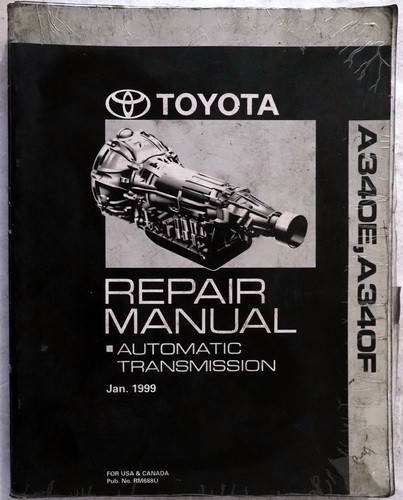 Toyota A340E / A340F Automatic Transmission Repair Manual