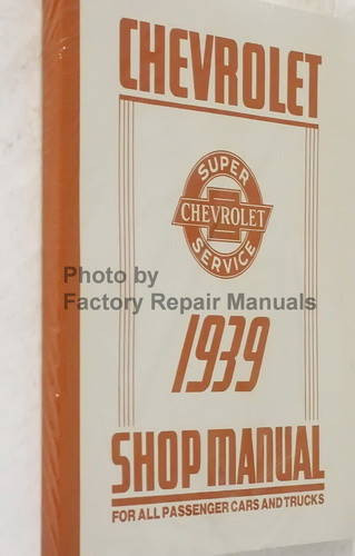 1939 Chevy Car and Truck Shop Manual Spine View