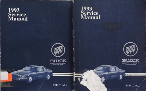 1993 Buick Regal Service Manual Volume 1, 2