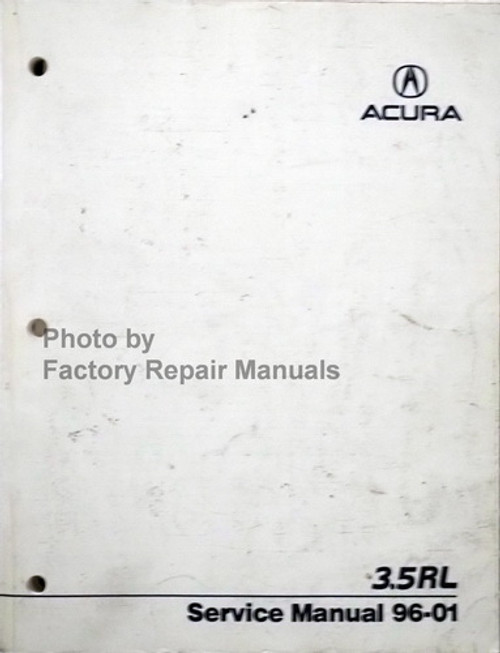 1996-2001 Acura 3.5RL Factory Service Manual