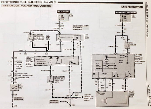 1986 Oldsmobile Electrical Diagnosis Manual Supplement Sample Page