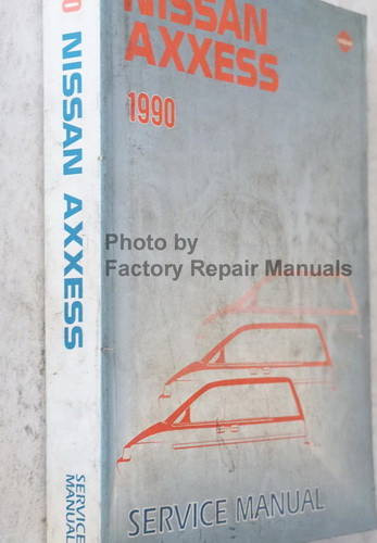 1990 Nissan Axxess Service Manual