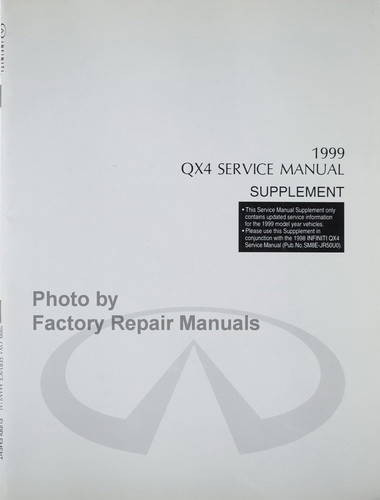 1999 Infiniti QX4 Service Manual  Supplement