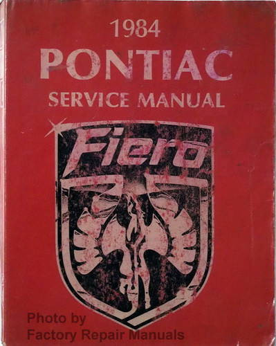 1984 Pontiac Fiero Service Manual