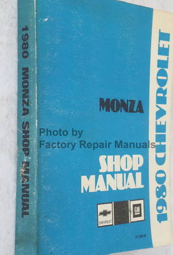 1980 Chevrolet Monza Shop Manual