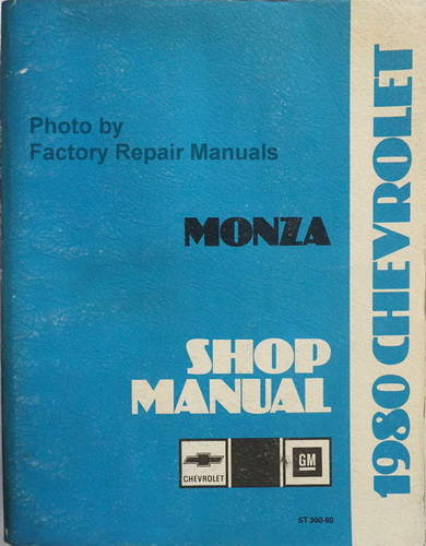 1980 Chevrolet Monza Shop Manual