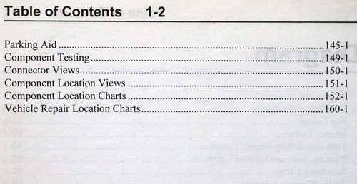 2017 Ford Expedition Lincoln Navigator Electrical Wiring Diagrams Table of Contents 2