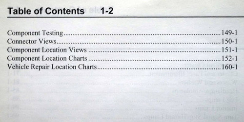 2017 Lincoln MKX Electrical Wiring Diagrams Table of Contents 2