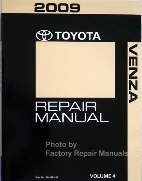 2009 Toyota Venza Repair Manual Volume 4