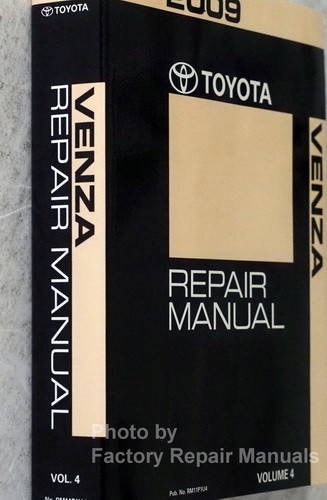 2009 Toyota Venza Repair Manual Volume 4