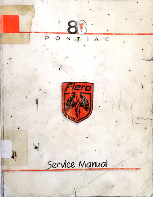 1988 Pontiac Fiero Service Manual