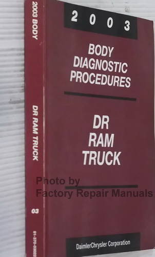 2003 Dodge Ram Truck Body Diagnostic Procedures Manual