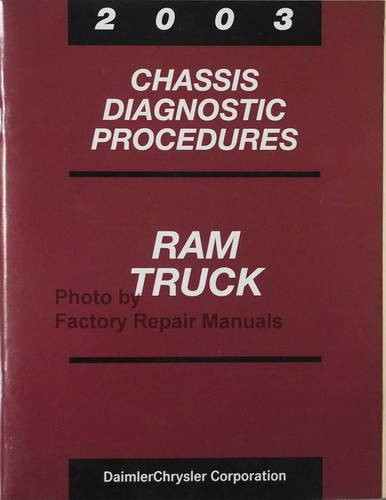 2003 Dodge Ram Truck Chassis Diagnostic Procedures Manual