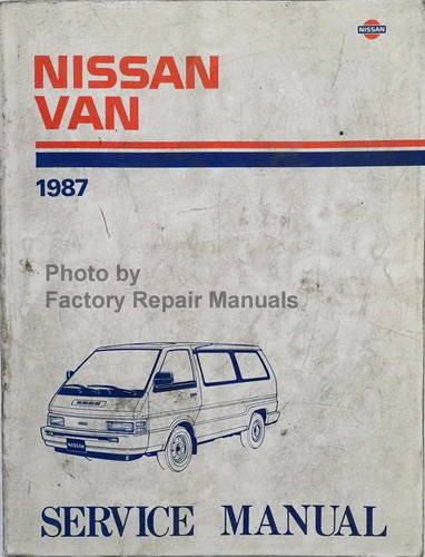 1987 Nissan Van Service Manual