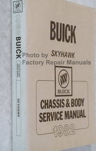 1982 Buick Skyhawk Service Manual