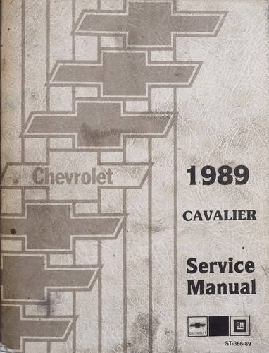 1989 Chevy Cavalier Service Manual