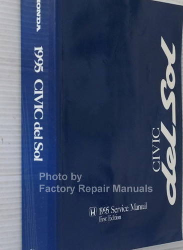 1995 Honda Civic Del Sol Service Manual 