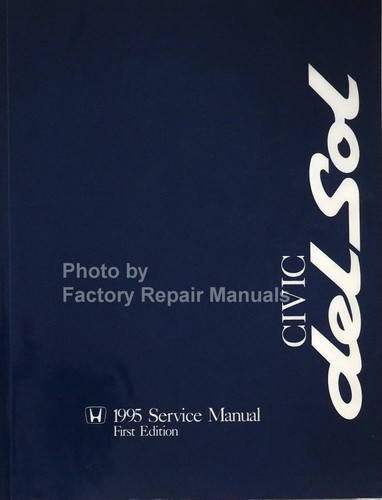 1995 Honda Civic Del Sol Service Manual 