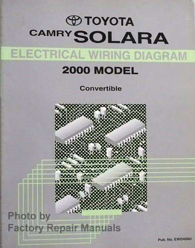 2000 Toyota Camry Solara Electrical Wiring Diagrams