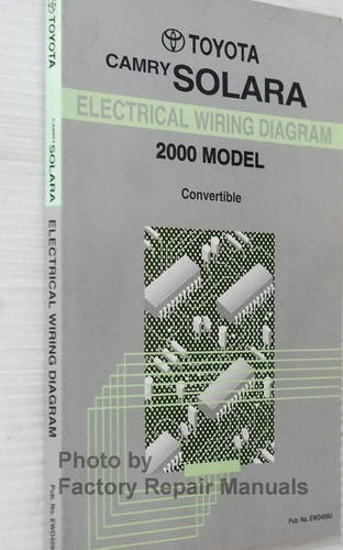 2000 Toyota Camry Solara Electrical Wiring Diagrams