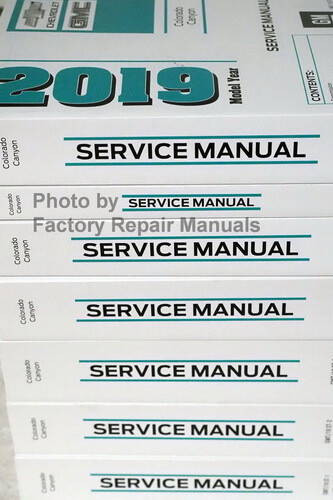 2019 Chevrolet Colorado GMC Canyon Service Manual Volume 1, 2, 3, 4, 5, 6, 7