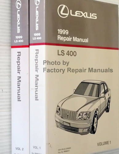 1999 Lexus LS400 Repair Manual Volume 1, 2