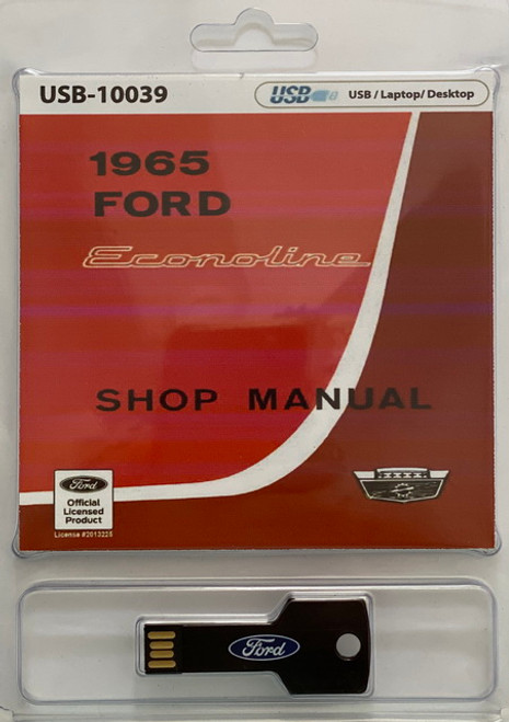 1965 Ford Econoline Van and Club Wagon Shop Manual on USB