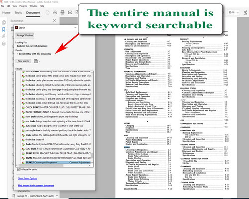 1965 Ford Econoline Van and Club Wagon Shop Manual on USB