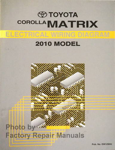 2010 Toyota Matrix Electrical Wiring Diagrams