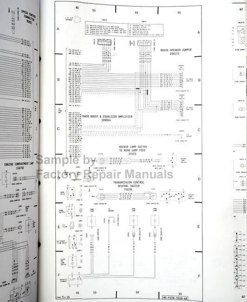 1986 Ford LTD Mercury Marquis Electrical Wiring Diagrams