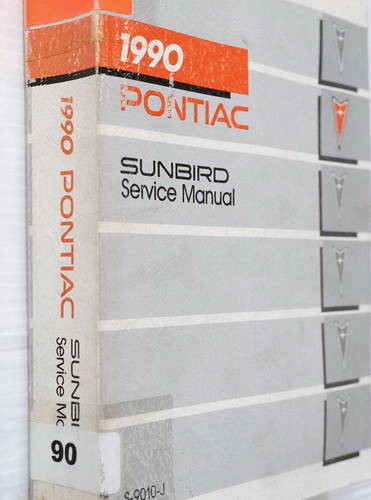 1990 Pontiac Sunbird Service Manual